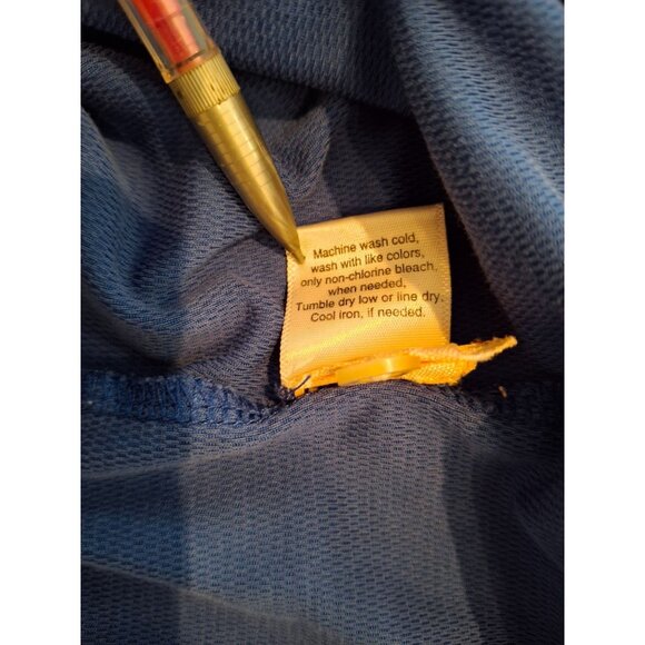 Walter Hagen Short Sleeve Polo Shirt Mens Blue Large Pro Dri - Picture 7 of 9